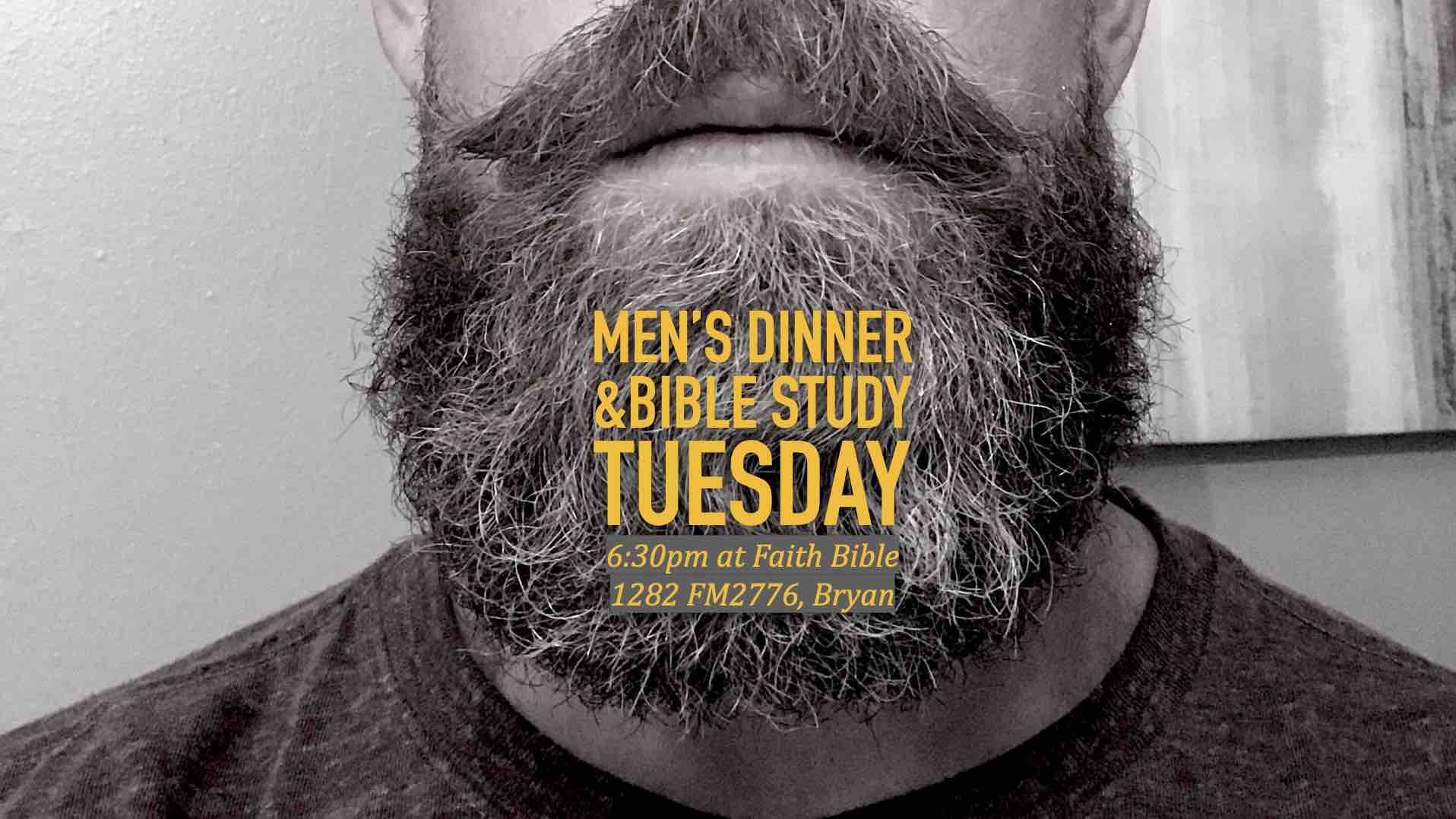 Men's Dinner and Bible Study